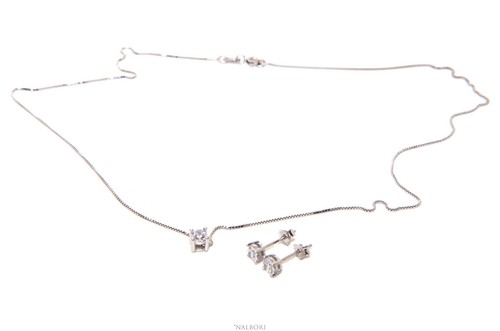 Completo argento 925 collana - argento,