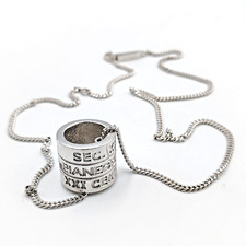 Collana Franco Pianegonda Italia Argento Sterling 925 Secolo XXI Ciondolo 20"