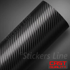 Pellicola carbonio NERO APA ® cm 50x75 adesivo 3D CAST car wrapping auto moto