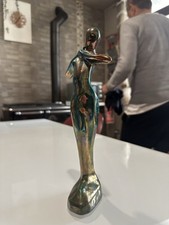 Statuetta In Ceramica Gatti