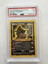 Pokemon  Shining Tyranitar PSA 1 113/105 Neo Destiny -no Charizard Crystal