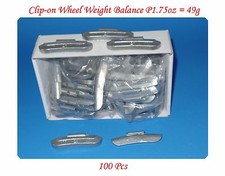 100 Pcs CLIP-ON WHEEL WEIGHT