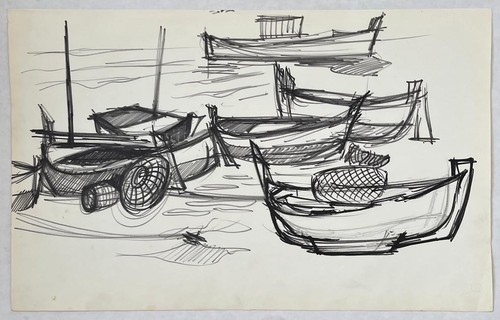 1956 spagna barche pesca - barche, da