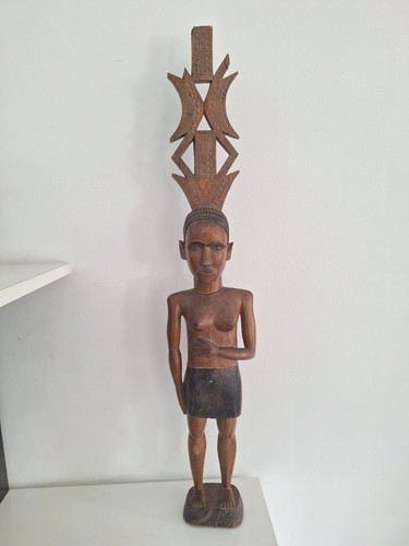 Scultura statua africana - statua,