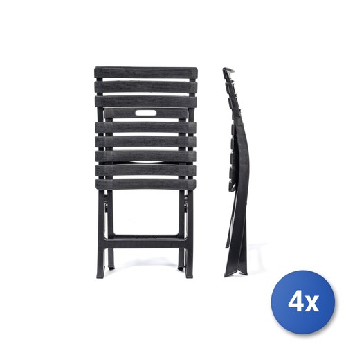 Sedia legno pieghevole - 4x,