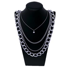 Collana Lunga Catena Multifilo