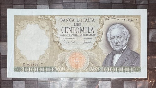 100000 lire manzoni - 100000,