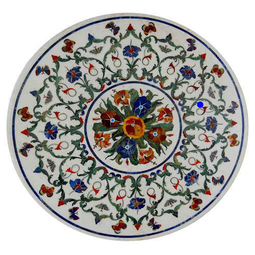Top marmo rotondo pietra - top,