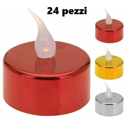 Set candele led lumini - 24,