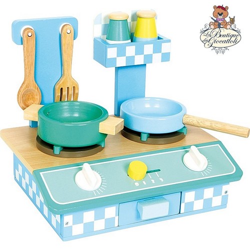 Cucina retrò azzurra gioco - retrò,