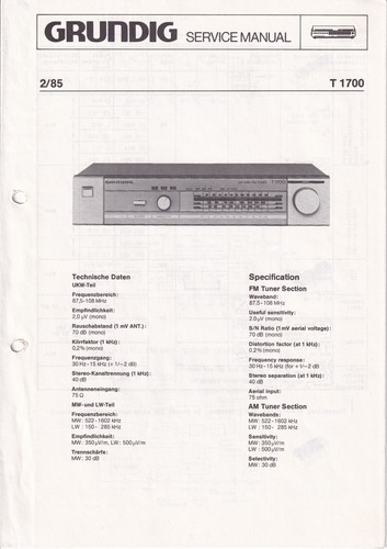 Manuale servizio per - di,