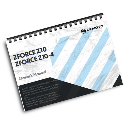 Cfmoto owner handbook manuale - cfmoto,