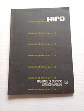 HIRO motore 125 1977 manuale