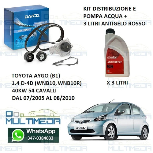 Kit distribuzione pompa - distribuzione,