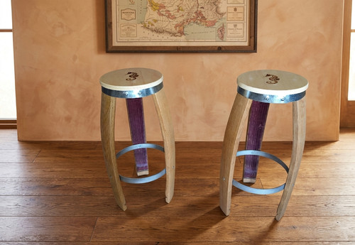 Sgabello barrique artigianale - sgabello,