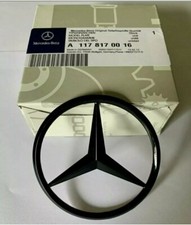 Mercedes CLA W117 C117 Distintivo Boot Posteriore Coperchio Stella NERO LUCIDO, A1178170016 - 2013+