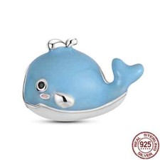 Charm balena argento 925 - charm,