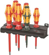 Set Di Cacciaviti Isolati Wera Kraftform Plus VDE 100 Con Supporto 05347777001