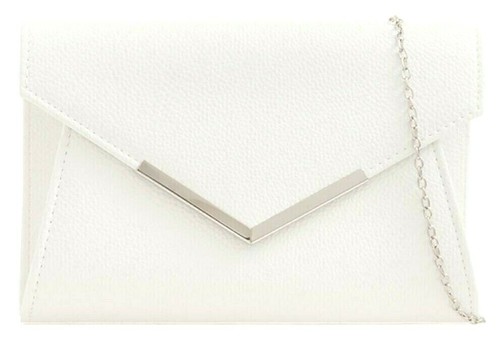Pochette bianca donna ecopelle