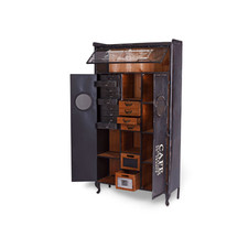 Armadio in metallo XXL armadio medico armadio farmacia soppalco comò vetrina industriale