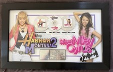 Targa Miley Cyrus Hannah Montana 2 RIAA Platinum Hollywood Records / Disney