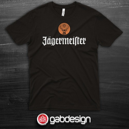 Shirt nera jagermeister - t-shirt,