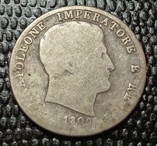 ITALIE 2 LIRE 1809 NAPOLEON
