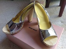 Sandalo Prada Miu Miu plateau