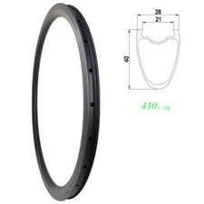 Cerchi in carbonio 700C 40mm