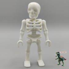 Playmobil scheletro umano bianco - ossa del cranio - sarcofago piramide - tomba