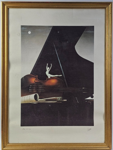 Quadro clair lune - quadro,