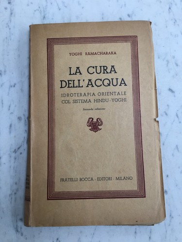 Libro 1944 cura dell acqua - libro,