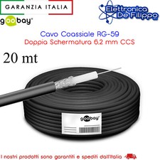Cavo Coassiale RG-59 Doppia