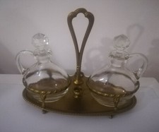 Oliera in cristallo Vintage