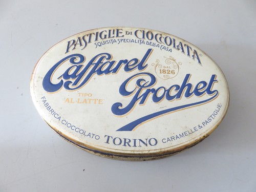 Scatola ovale latta - di, vintage