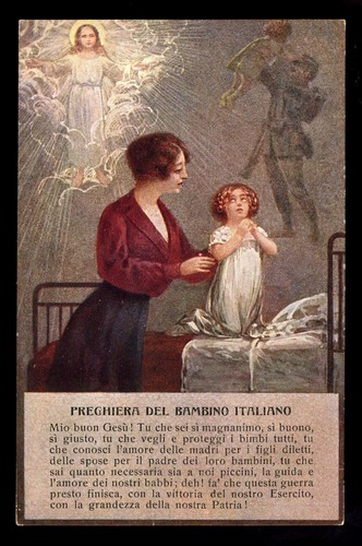 cartolina/santino-MILITARE-LA