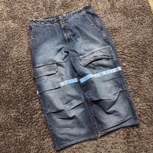 Jeans cargo larghi - , nastro
