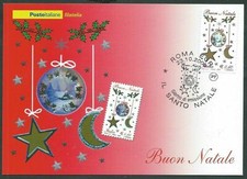 Auguri di Natale Italia 2009 Decorazioni Maxicard