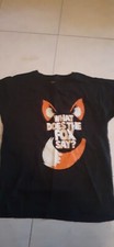 "What does the Fox Say?"  Adults T-Shirt (Medium size) Good Condition.
