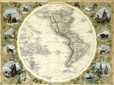 Quadro Mappa dell'Emisfero