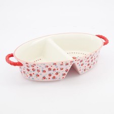 ❀❀ CATH KIDSTON Ceramica IL COLLEZIONISTA DITSY FLOREALE PIATTO DA PORTATA OVALE DIVISO