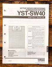 Yamaha YST-SW40 Subwoofer / Altoparlante Manuale di servizio *Originale*