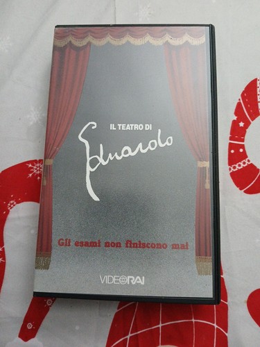 Due vhs teatro eduardo - il,