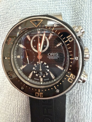 Oris diver 1000m cronografo - oris,