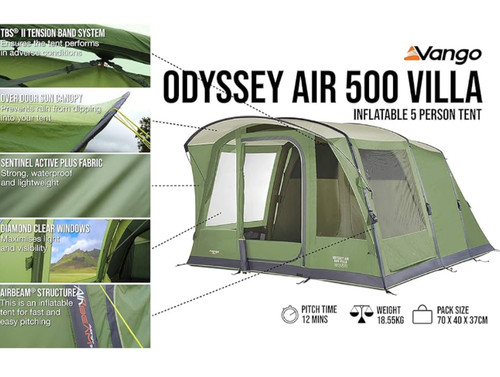 Vango odyssey villa - odyssey, tenda