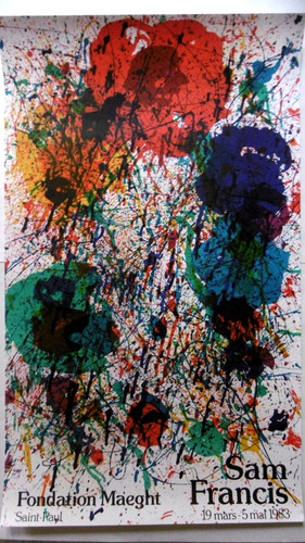 Sam francis affiche - affiche, originale