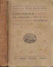 Caino. . Lord Byron. 1922. .