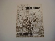 advertising Pubblicità 1972 MOTO BETA TRIAL 50