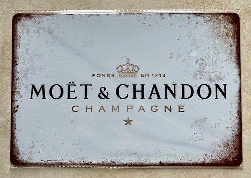 Moet chandon insegna metallo - insegna,