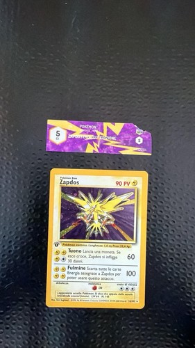 Zapdos holo set - holo, italiano